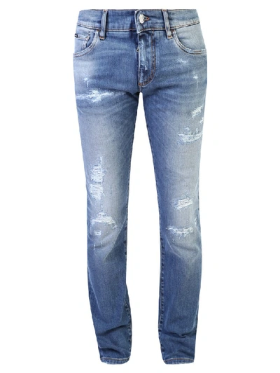Dolce & Gabbana Skinny Jeans In Blue