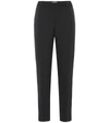 Givenchy Mid-rise Slim Wool Pants In Black