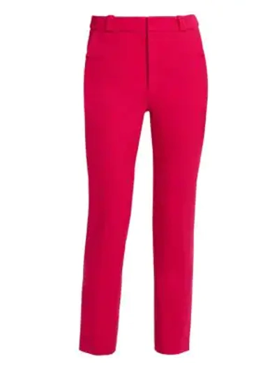 Roland Mouret Women's Lacerta Crepe Trousers In Fuschia