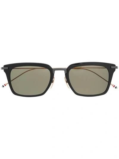 Thom Browne Square Frames Sunglasses In Black