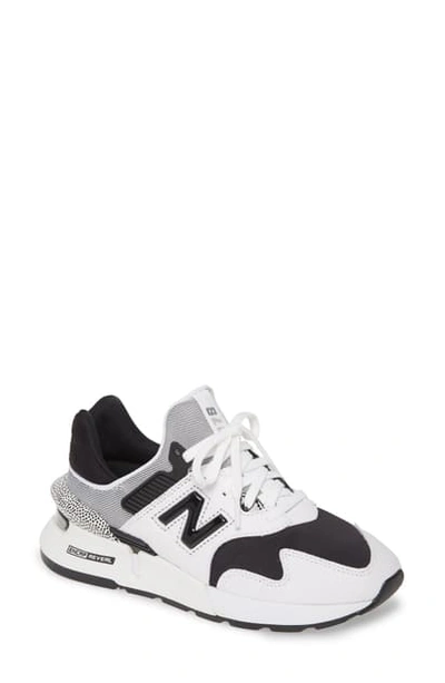 New Balance 997 Sneakers In White Tech/synthetic In White/black