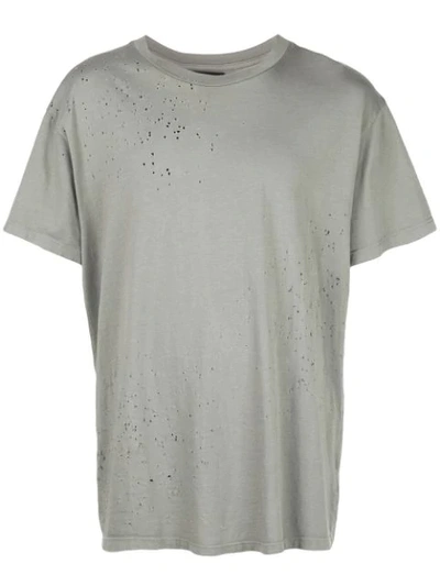 Amiri T-shirt In Grey Cotton