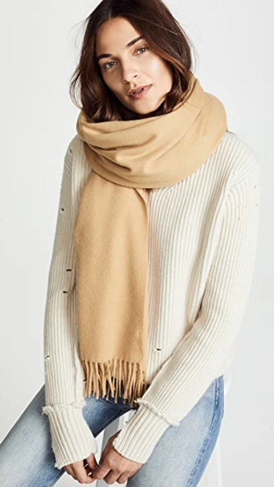 Acne Studios Canada Cashmere Scarf In Camel