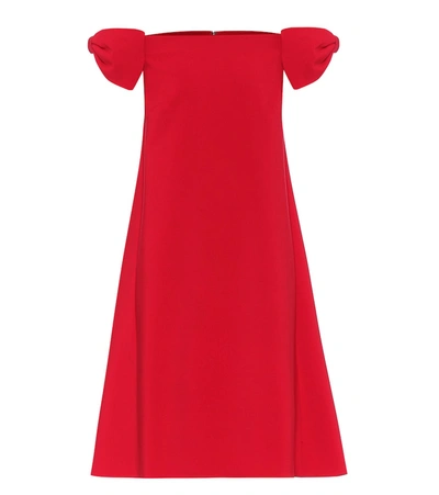 Valentino Women's Rosso Capsule Off-the-shoulder Shift Dress In Red