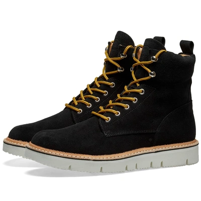 Fracap Z525 Explorer Zig-zag Guardolo Boot In Black