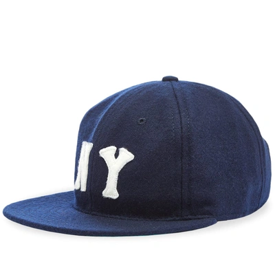 Ebbets Field Flannels Vintage New York Black Yankees 1936 Cap In Blue
