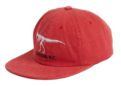 Pre-owned Supreme  B.c. 6-panel Hat Red