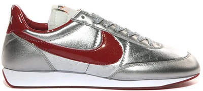 Pre-owned Nike  Tailwind Night Track In Metallic Silver/deep Red-metallic Silver