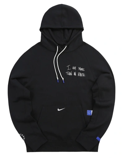 Pre-owned Nike  X Un Lebron James More Than An Athlete Hoodie Black