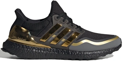 Pre-owned Adidas Originals  Ultra Boost Black Gold In Core Black/gold Metallic/grey