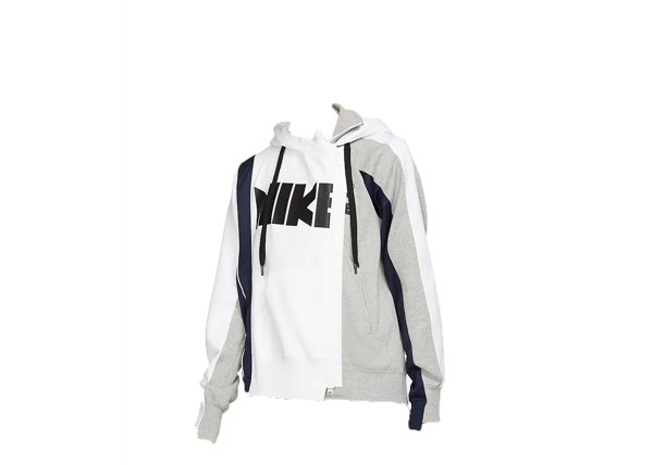 nike sacai double zip hoodie