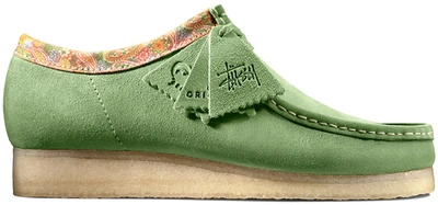 Pre-owned Clarks  Originals Wallabee Stussy Sage