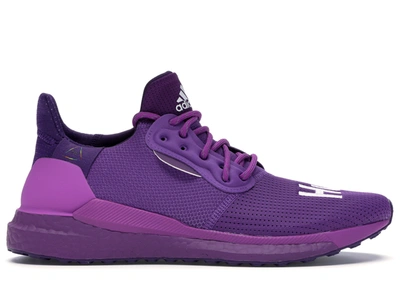 Pre-owned Adidas Originals Adidas Solar Hu Prd Pharrell Now Is Her Time Pack Purple In Purple/purple/purple