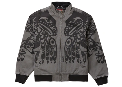 Pre-owned Supreme  Makah Zip Up Jacket Grey