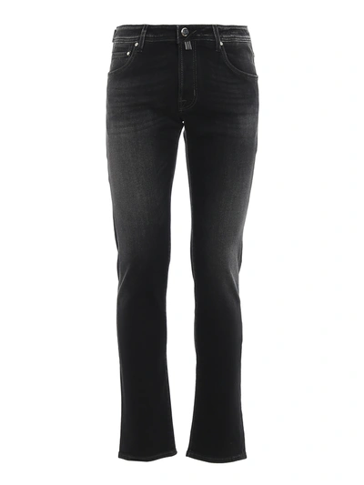 Jacob Cohen Style J662 Slim Comf Jeans In Black