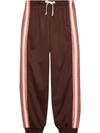 Gucci Jogginghose Mit "g Rhombus"-patch In Brown