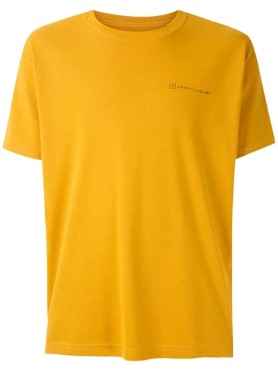 Osklen Big Paddles Print T-shirt In Yellow