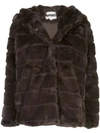 Apparis Goldie Faux-fur Coat In Brown