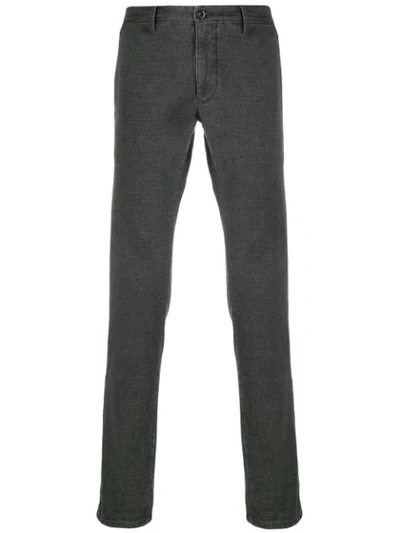 Incotex Slim-fit Chino Trousers In Grey