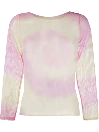 Collina Strada Tie Dye Print T-shirt In Pink