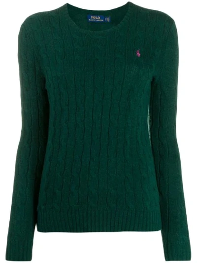 Polo Ralph Lauren Cable Knit Jumper In Green