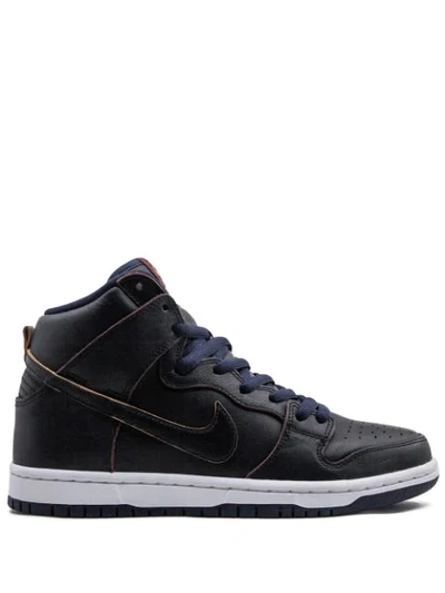 Nike Sb Dunk High Pro Nba Sneakers In Black