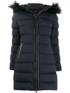 Mackage Callax Zip-up Coat In Navy