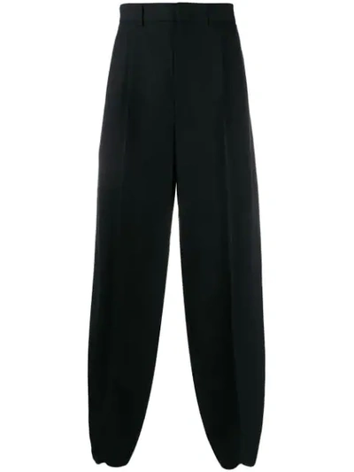 Gucci High-waist Trousers In Black Multi