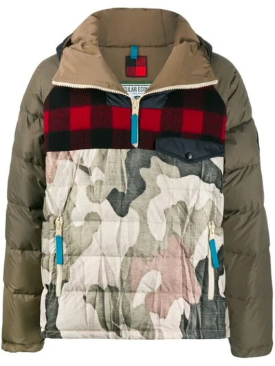 Woolrich Second Life Puffer Jacket In Green