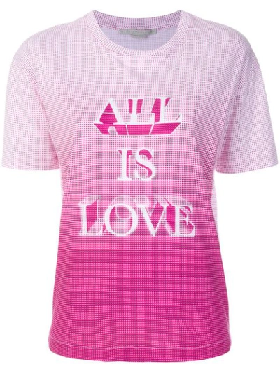 Stella Mccartney All Is Love Printed T-shirt In White