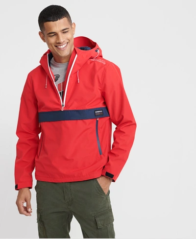 Superdry Overhead Elite Sd-windcheater In Red