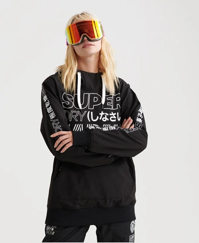 Superdry Snow Tech Hoodie In Black | ModeSens