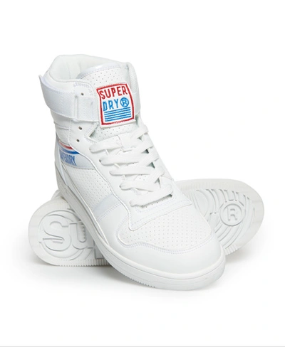 Superdry Urban High Top Trainers In White | ModeSens