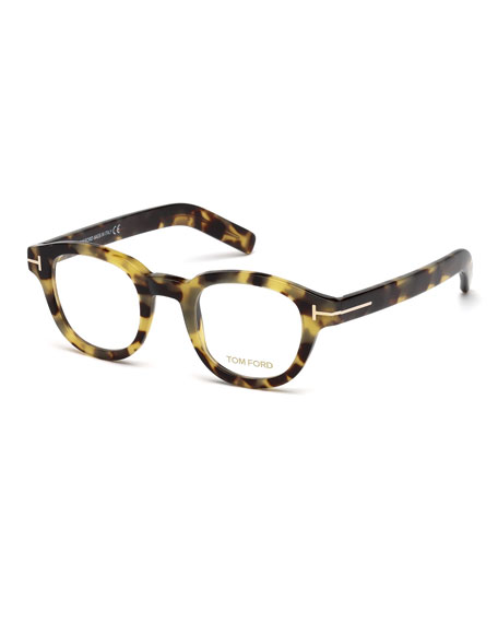 Tom Ford Chunky Square Optical Frames, Yellow Tortoise, Multi | ModeSens