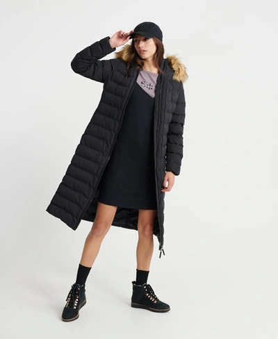 Arctic long puffer coat hot sale superdry