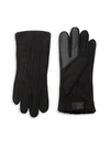 Ugg Men's Contrast Sheepskin Touch Tech Gloves In Chestnut