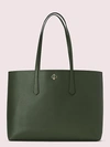 Kate Spade Molly Large Tote In Deep Evergreen