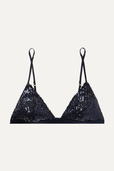 【KIKI DE MONTPARNASSE】tulle soft-cup トライアングル bra 15647767_8?w=400