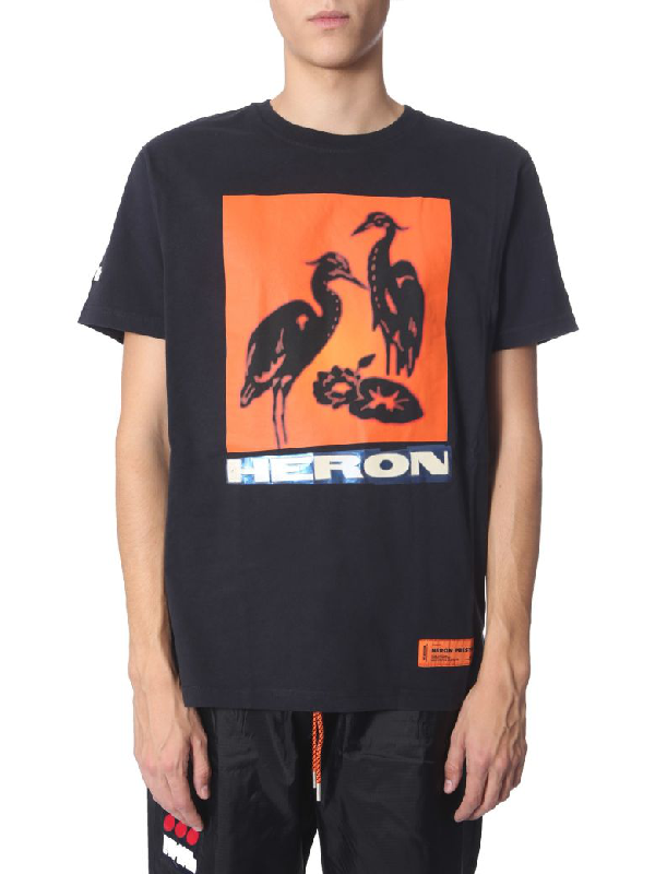 Heron Preston Regular Fit T-shirt In Nero | ModeSens