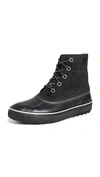 Sorel Men's Cheyanne Metro Lace-up Boots Men's Shoes In Black, Black