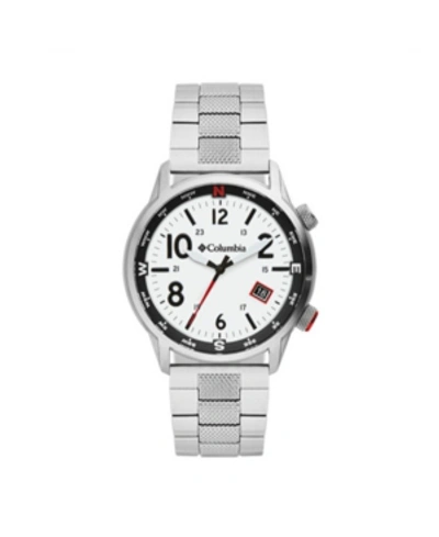 Columbia Men's Outbacker Silver-tone Stainless Steel Bracelet Watch 42mm