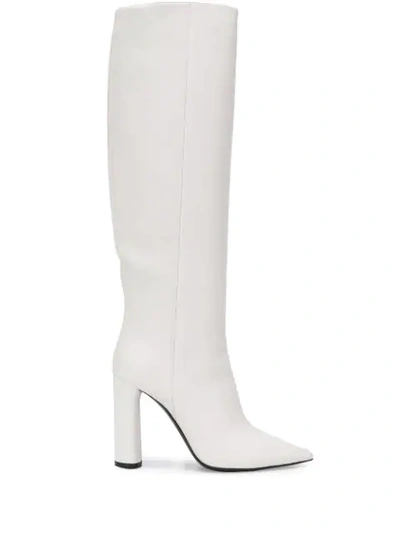 Casadei Agyness Boots In White