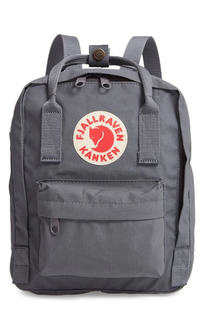 Fjall Raven Mini Kånken Water Resistant Backpack In Super Grey