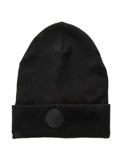 Moncler Genius Wool Beanie Hat In Black