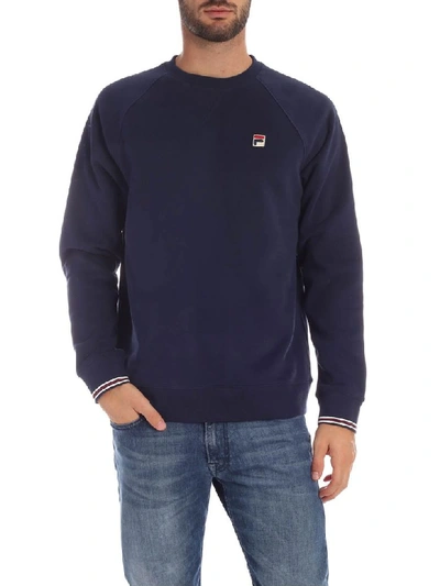Fila Cotton Sweatshirt In Blue