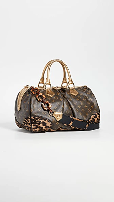 Pre-owned Louis Vuitton Lv Monogram Leopard Stephen Bag In Brown