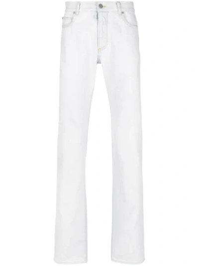 Maison Margiela Straight Leg Jeans In Blue