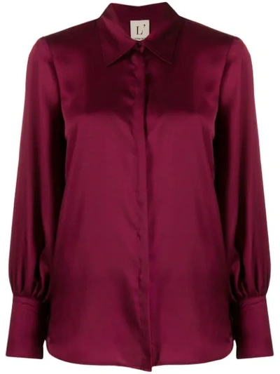 L'autre Chose Bishop Sleeve Shirt In Red