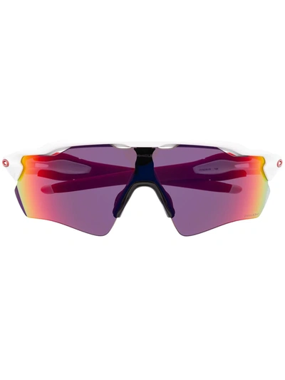 Oakley Radar Ev Path Oversized-frame Sunglasses In White