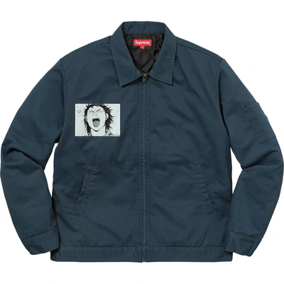 Pre-owned Supreme  Akira Work Jacket Light Navy